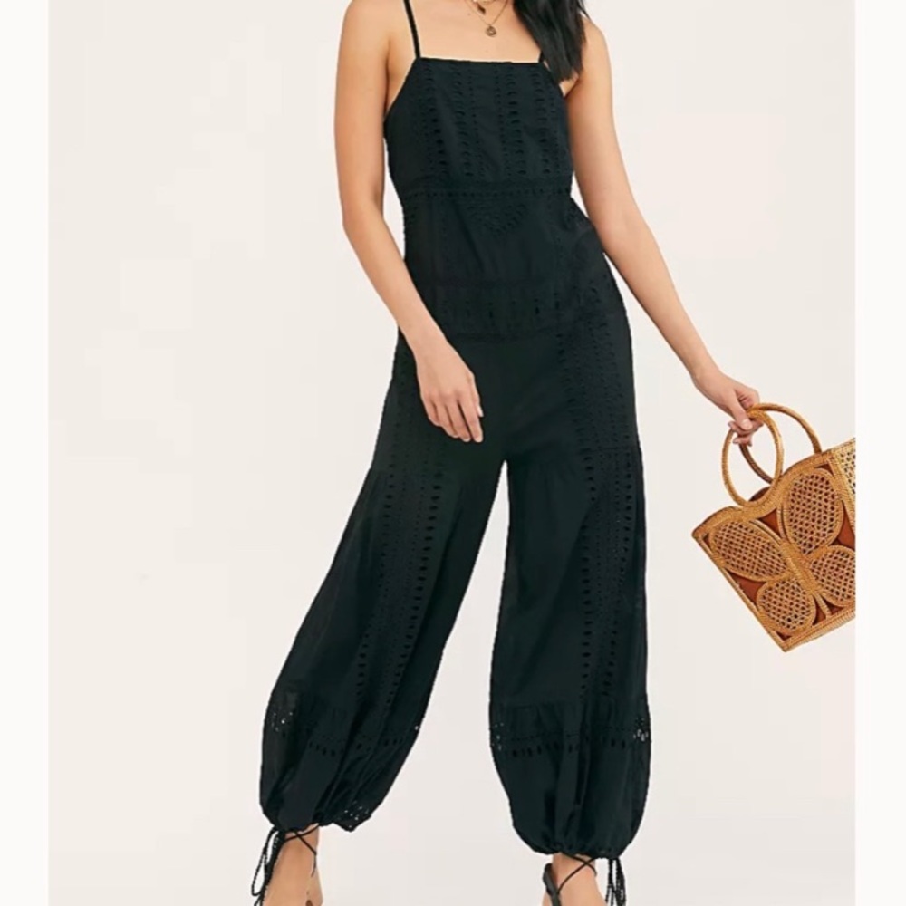 NWT Free People Savannah Lace Jumpsuit